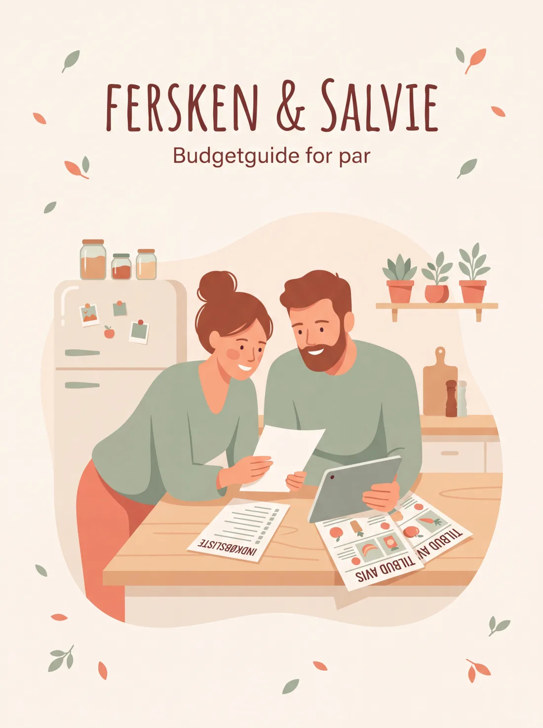 Madbudget for 2 voksne: ca. 250-450 kr om ugen